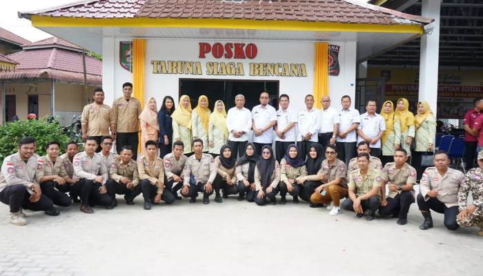 Bupati Asahan H. Surya BSc Serahkan Bantuan Sosial dan Resmikan Posko Taruna Siaga Bencana