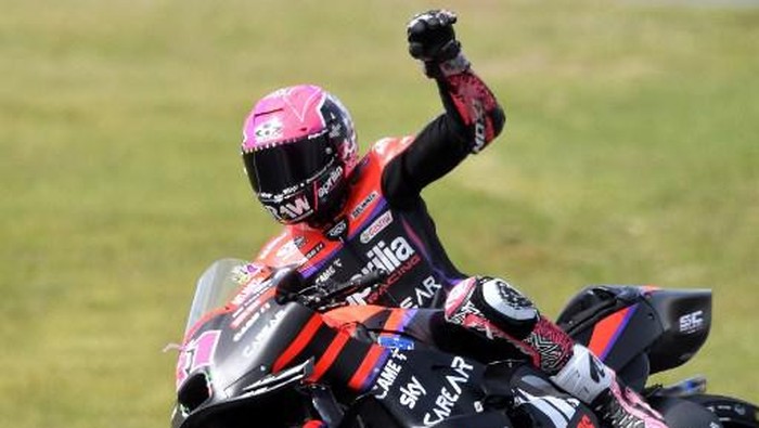 Aprilia Mendominasi FP2 MotoGP Catalunya, Marc Marquez Tertinggal di Posisi 19