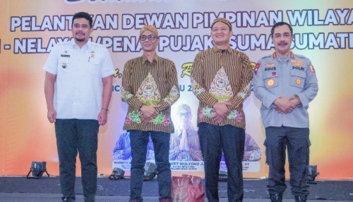 Bobby Nasution dan Wakapolri Komjen Pol Agus Andrianto Hadiri Pelantikan Dewan Pimpinan Wilayah Pujakesuma Sumatera Utara