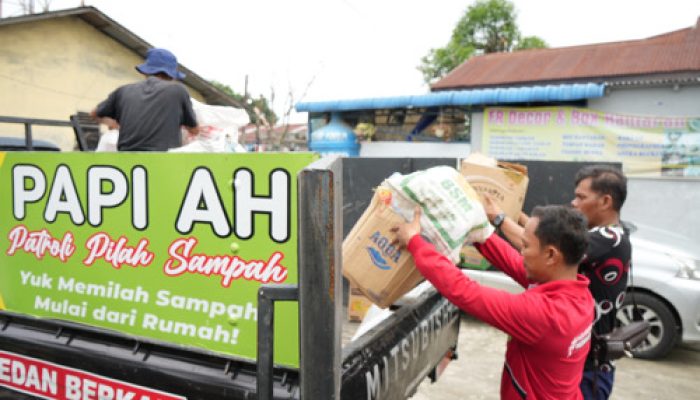 Patroli Pilah Sampah (Papi Ah) Kecamatan Medan Deli Mendorong Kesadaran Memilah Sampah dari Rumah