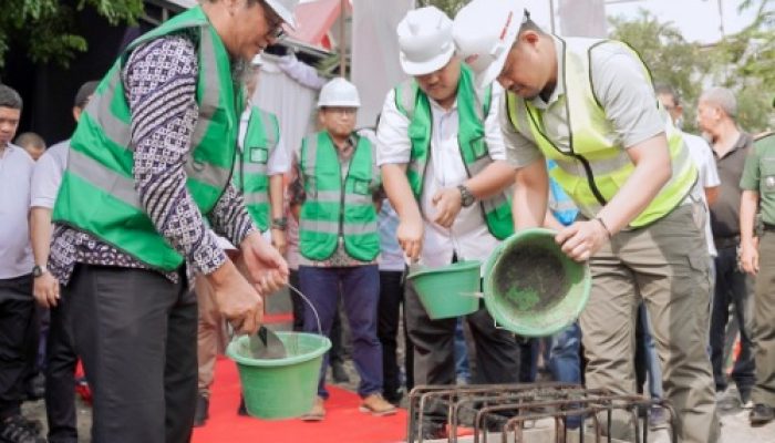 Peletakan Batu Pertama untuk Pembangunan Underpass Jalan HM Yamin Medan Dimulai
