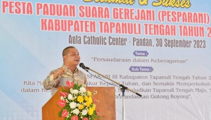 Bakhtiar Ahmad Sibarani Hadiri Acara Pembukaan PESPARANI Katolik 2023