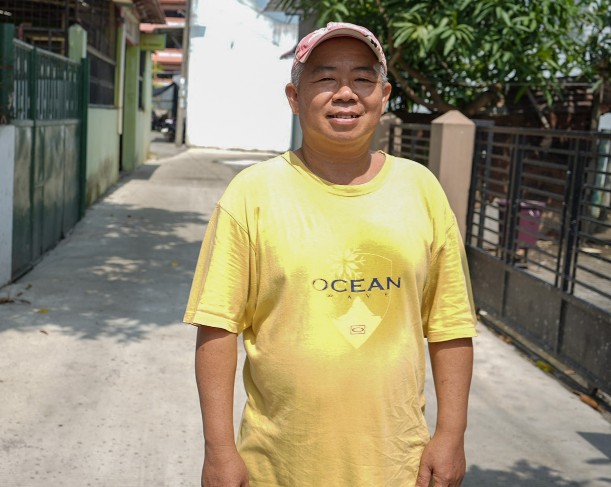 Warga Kelurahan Rengas Pulau Bersyukur dengan Perbaikan Jalan Gang Perabot