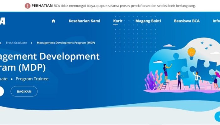 BCA Buka Lowongan Kerja Pendaftaran Tutup Akhir Desember 2023