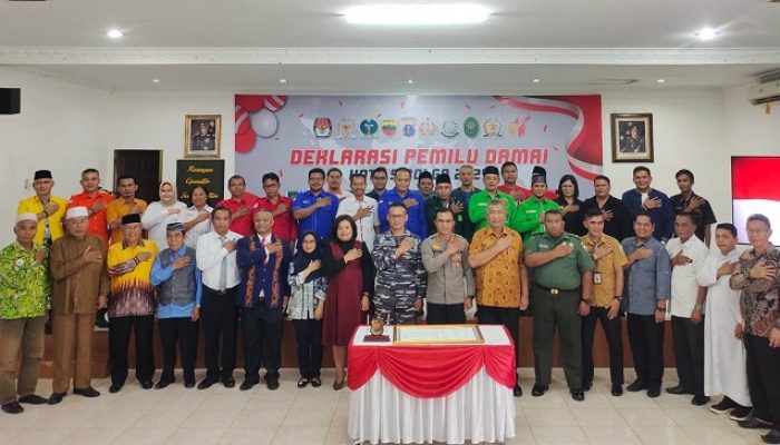 Polres Sibolga Gelar Deklarasi Pemilu Damai 2024