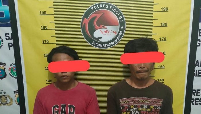 Dua Warga Tapteng Ditangkap Polres Sibolga Karena Miliki Sabu
