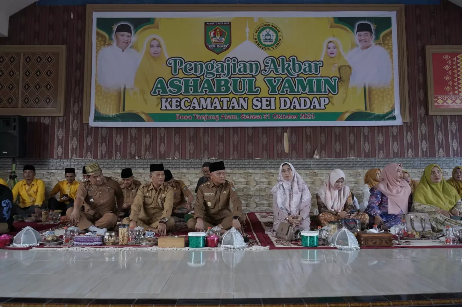 Bupati Asahan H. Surya, BSc, Hadiri Pengajian Akbar Ashabul Yamin Kecamatan Sei Dadap