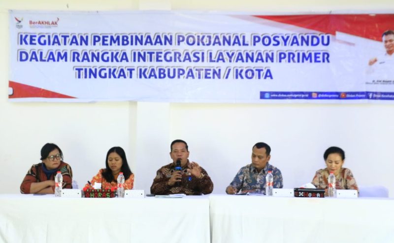 Bupati Samosir Resmikan Pembinaan Pokjanal Posyandu dalam Rangka Integrasi Layanan Primer