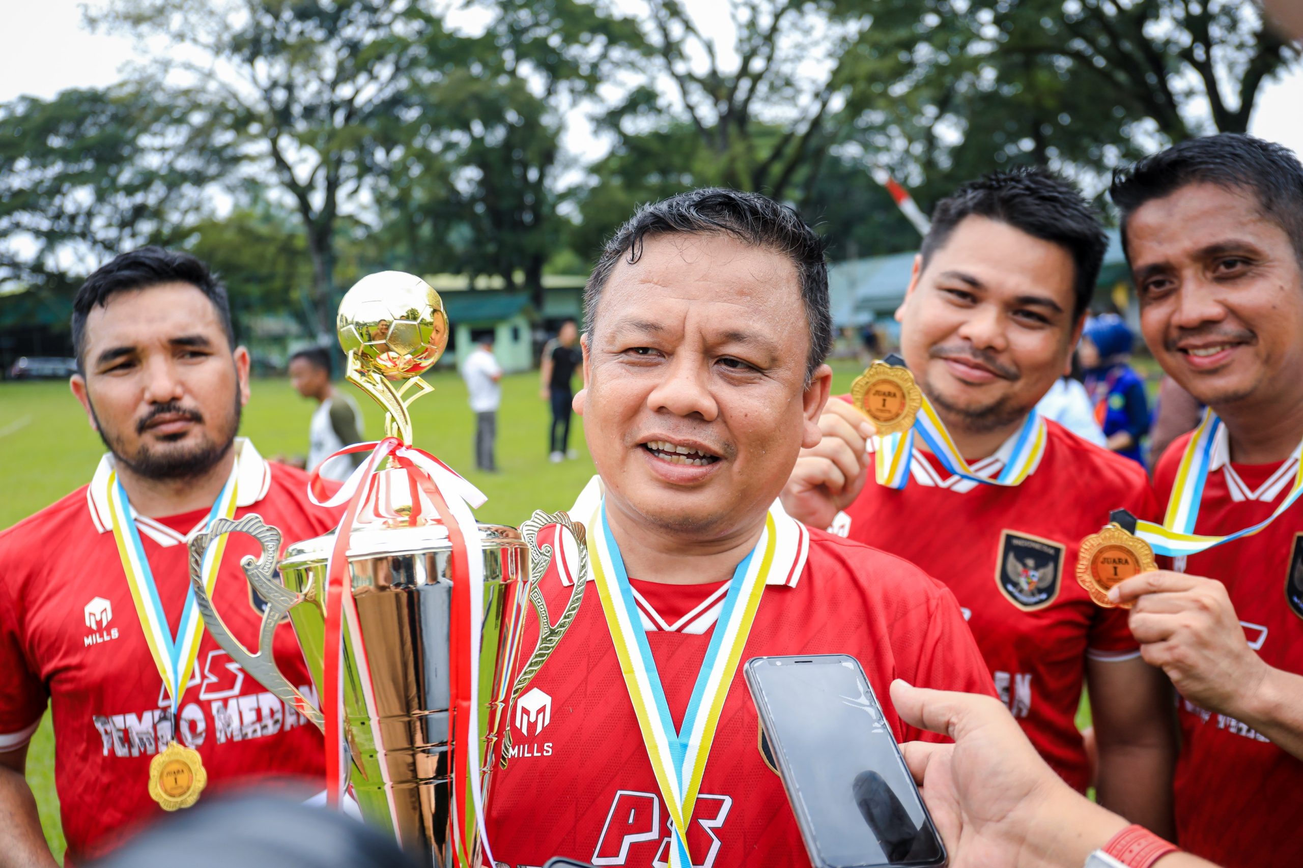 Pemko Medan Berjaya dalam Pertandingan Sepak Bola Persahabatan Komwil I APEKSI