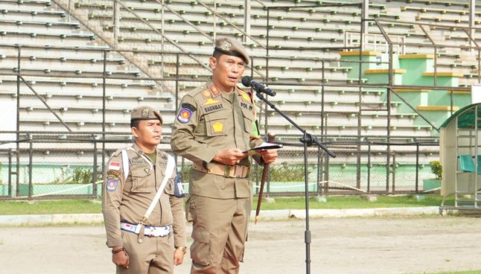 Pemko Medan Gelar Apel Batalyon Jalak Cakti Dalam Mendukung Operasi Mantab Brata Toba 2023-2024