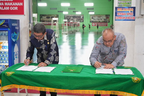 Pemko Medan Terima Hibah Gedung Bulutangkis dari PT. Taman Malibu Indah untuk Mendukung PON XXI 2024