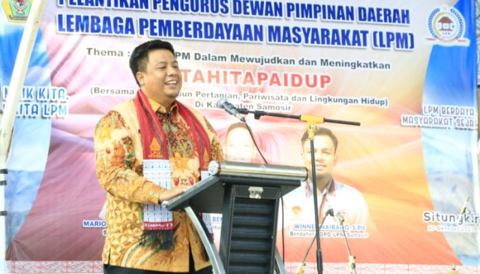 Pengurus DPD LPM Kabupaten Samosir Periode 2023-2024 Resmi Dilantik