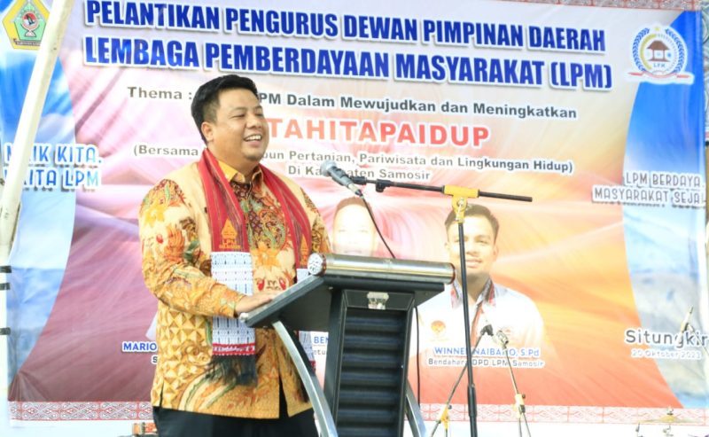 Pengurus DPD LPM Kabupaten Samosir Periode 2023-2024 Resmi Dilantik