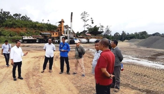 Wakil Ketua DPRD Sumut dan Dinas Lingkungan Hidup Sidak ke Galian C Milik PT ANRA di Tapteng