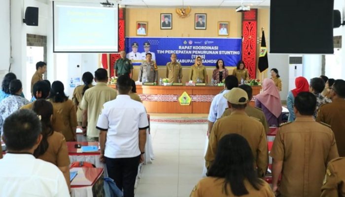 Wakil Bupati Minta TPPS Komitmen dalam Penurunan Stunting di Samosir