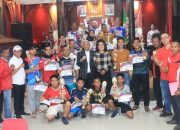 Bupati Nikson Tutup Open Turnamen Tenis Meja Soekarno Cup se-Sumatera Utara