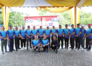 Peringati HUT Korpri ke-52, DPK Korpri Kabupaten Asahan Gelar Gerak Jalan Santai