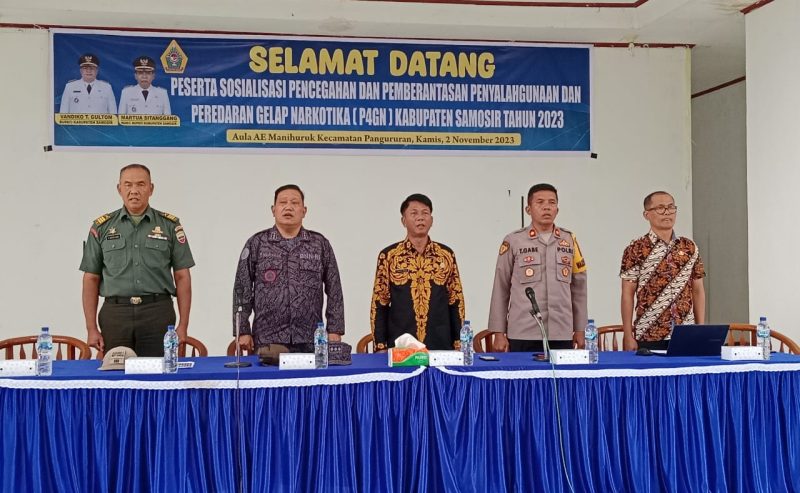Asisten I Drs. Tunggul Sinaga, MM, Mewakili Bupati Samosir, Buka Sosialisasi P4GN di Kabupaten Samosir