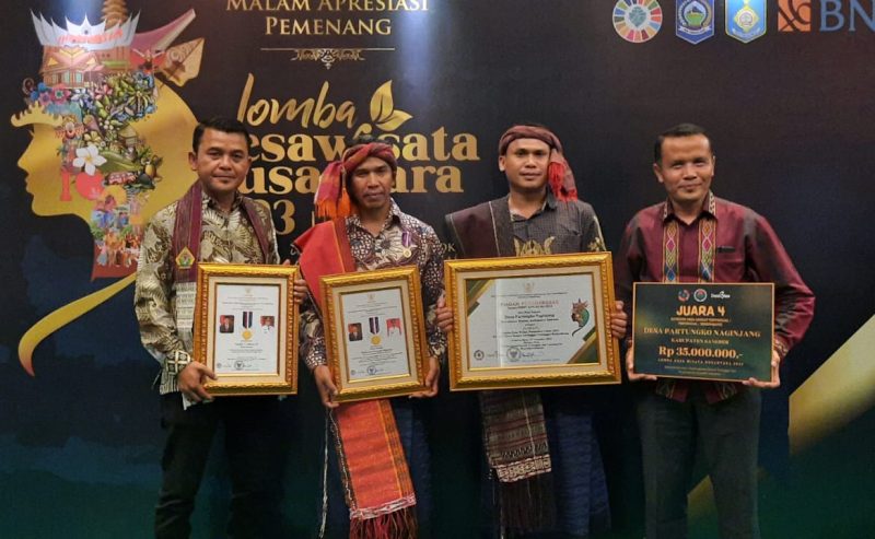 BUMDes Sappinur Bunga Raih Juara 4 Anugerah Desa Wisata Nusantara 2023