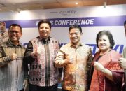 Bupati Samosir dan Pj Gubernur Sumatera Utara Hadiri Press Conference Aquabike World Championship 2023