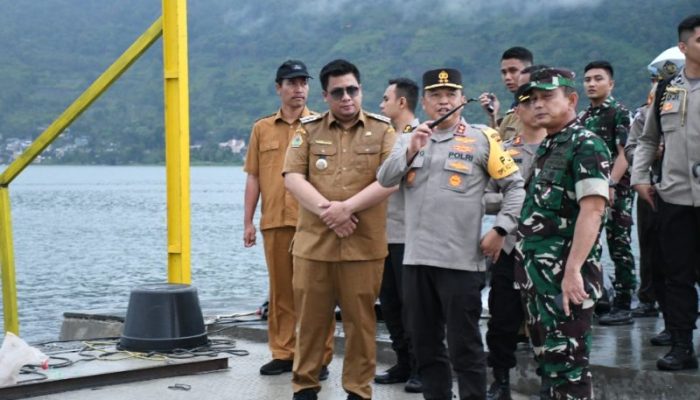 Kapolda Sumut dan Bupati Samosir Tinjau Kesiapan Pengamanan Aquabike Jetsky World Championship