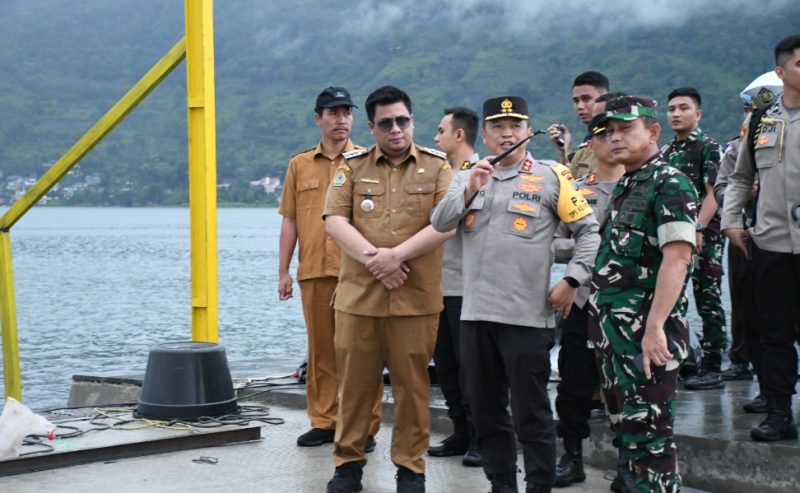 Kapolda Sumut dan Bupati Samosir Tinjau Kesiapan Pengamanan Aquabike Jetsky World Championship