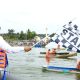 Lomba Solu Tradisional Meriahkan Aquabike di Samosir