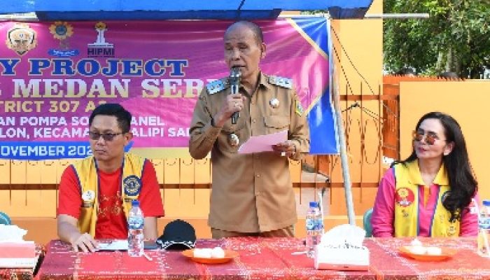Pompa Solar Panel di Desa Sigaol Simbolon Diresmikan Wakil Bupati Samosir