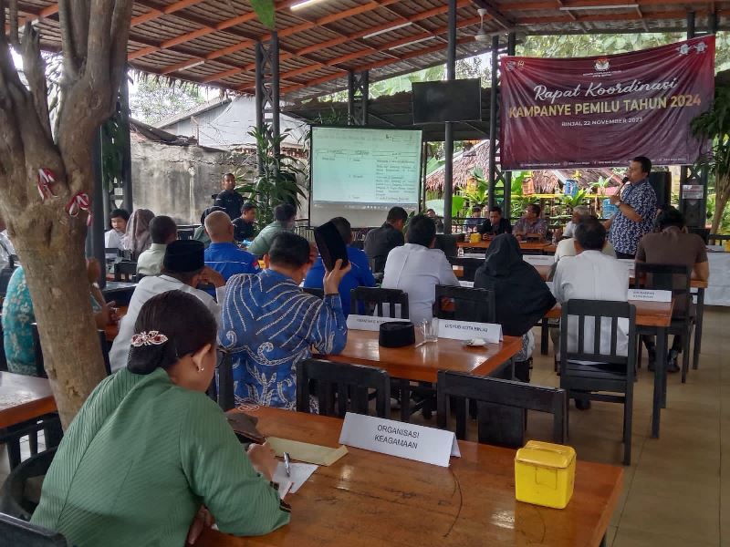 Rapat Koordinasi Kampanye Pemilu 2024 di Kota Binjai