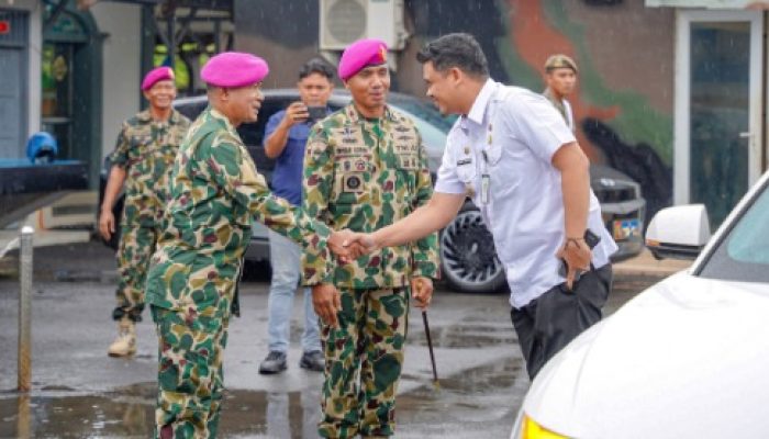 Wali Kota Medan Hadiri Syukuran HUT ke-78 Korps Marinir di Mako Yonmarhanlan I Belawan