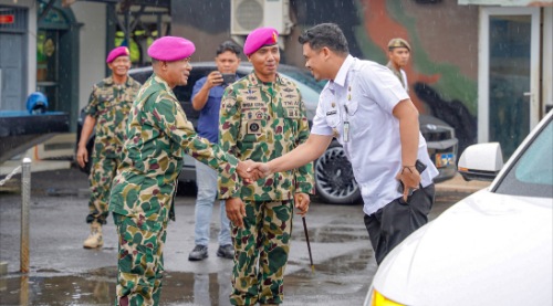 Wali Kota Medan Hadiri Syukuran HUT ke-78 Korps Marinir di Mako Yonmarhanlan I Belawan