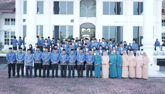 Puncak Peringatan HUT KORPRI ke-52: Bupati Asahan Apresiasi Kontribusi ASN dalam Upacara Megah