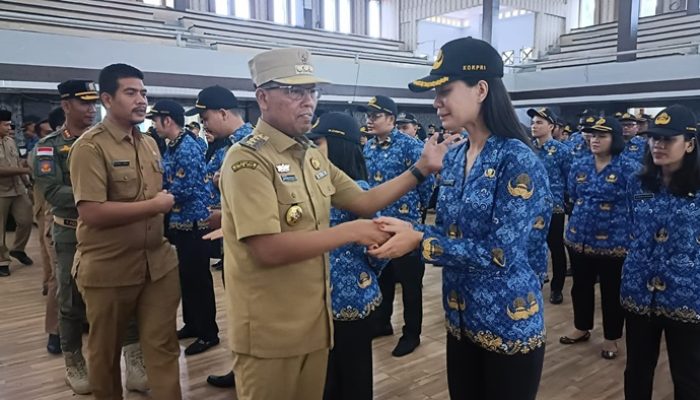 Pj Bupati Ambil Sumpah 176 PNS Baru di Lingkungan Pemkab Tapteng, Sugeng: Jaga Netralitas!