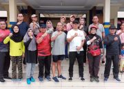 Pj Bupati Tapteng Sugeng Riyanta Lari Pagi Bersama Masyarakat