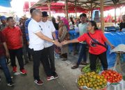 Bupati Nikson Resmikan Pasar Rakyat Mahaen di Kecamatan Sipoholon