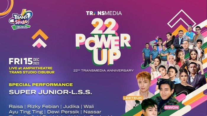 HUT Transmedia ke-22 "Power Up" Sukses Dimeriahkan oleh Bintang Terkemuka dan Kolaborasi Memukau