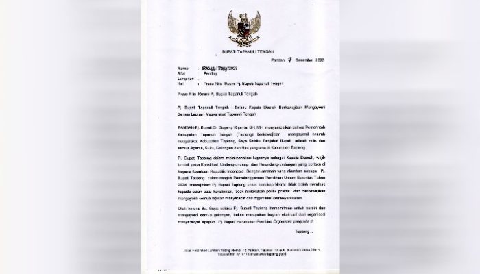 Pj Bupati Tapteng: Selaku Kepala Daerah Saya Berkewajiban Mengayomi Semua Lapisan Masyarakat Tapteng