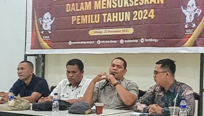 Sosialisasi Peningkatan Partisipasi Pemilih: KPU Kota Sibolga Gandeng Wartawan dan LSM