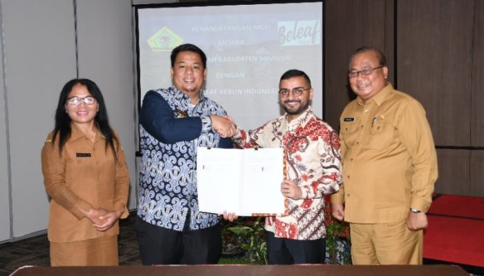 Kabupaten Samosir Jalin Kerjasama dengan PT. Beleaf Kebun Indonesia untuk Pengembangan Pertanian