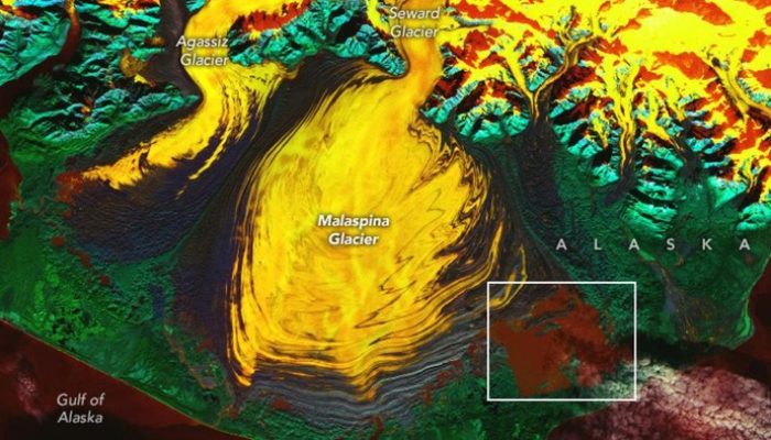 NASA Ungkap Fakta Tersembunyi Gletser Malaspina di Alaska yang Berpotensi Tingkatkan Pemanasan Global