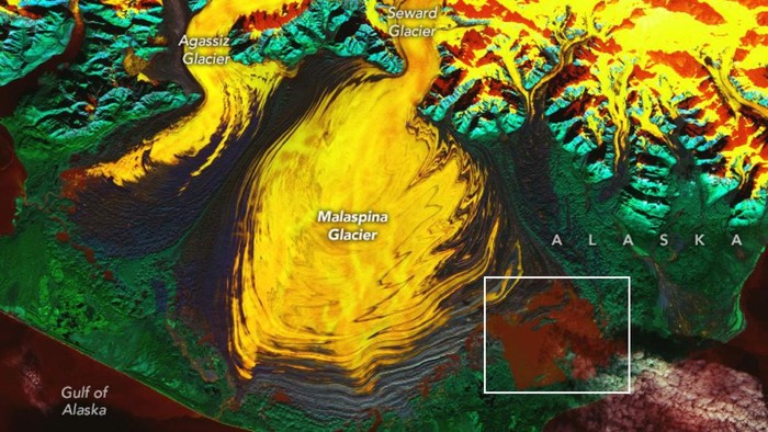 NASA Ungkap Fakta Tersembunyi Gletser Malaspina di Alaska yang Berpotensi Tingkatkan Pemanasan Global