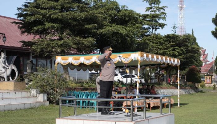 Operasi Lilin Toba 2023: Polres Dairi, Pemkab Dairi, dan TNI Bersinergi Jaga Keamanan Natal dan Tahun Baru