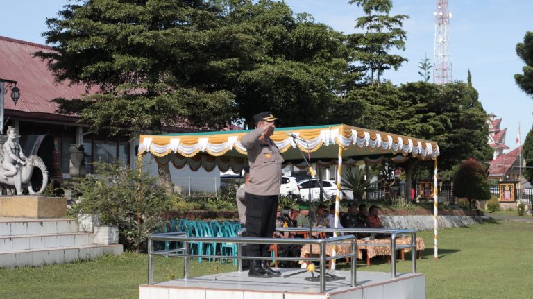 Operasi Lilin Toba 2023: Polres Dairi, Pemkab Dairi, dan TNI Bersinergi Jaga Keamanan Natal dan Tahun Baru