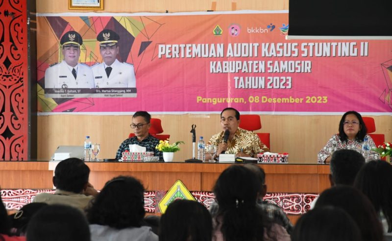 Pemerintah Kabupaten Samosir Gelar Pertemuan Audit Kasus Stunting untuk Percepatan Penurunan Prevalensi