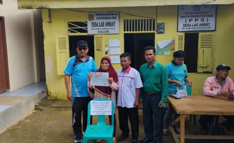 Penyaluran BLT-DD Tahap IV di Desa Lae Ambat, Kecamatan Silima Pungga Pungga