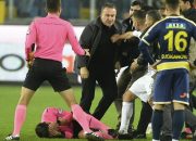 Presiden Klub MKE Ankaragucu Faruk Koca Diamankan Setelah Memukul Wasit, Liga Turki Ditangguhkan Sementara