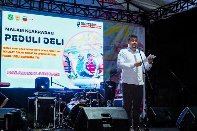 Sukses Besar Malam Keakraban: Gotong Royong Bersih Sungai Deli "Peduli Deli" Ditutup Meriah