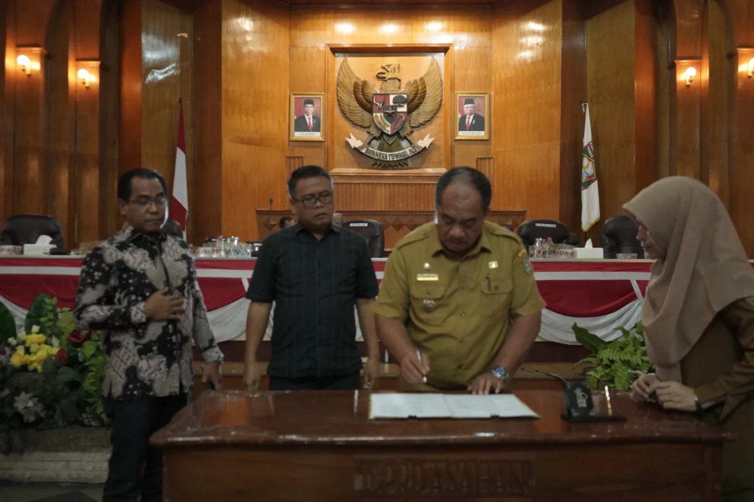 Wakil Bupati Asahan Sampaikan Pendapat Akhir dalam Rapat Paripurna DPRD
