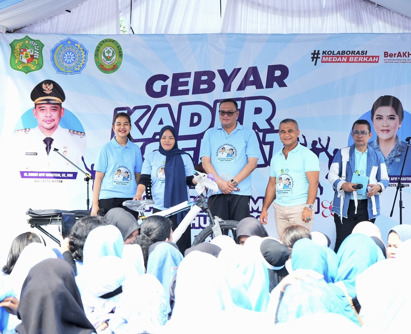 Gebyar Kader Sehat Bersama PKK Kota Medan Memotivasi Ribuan Kader Kesehatan