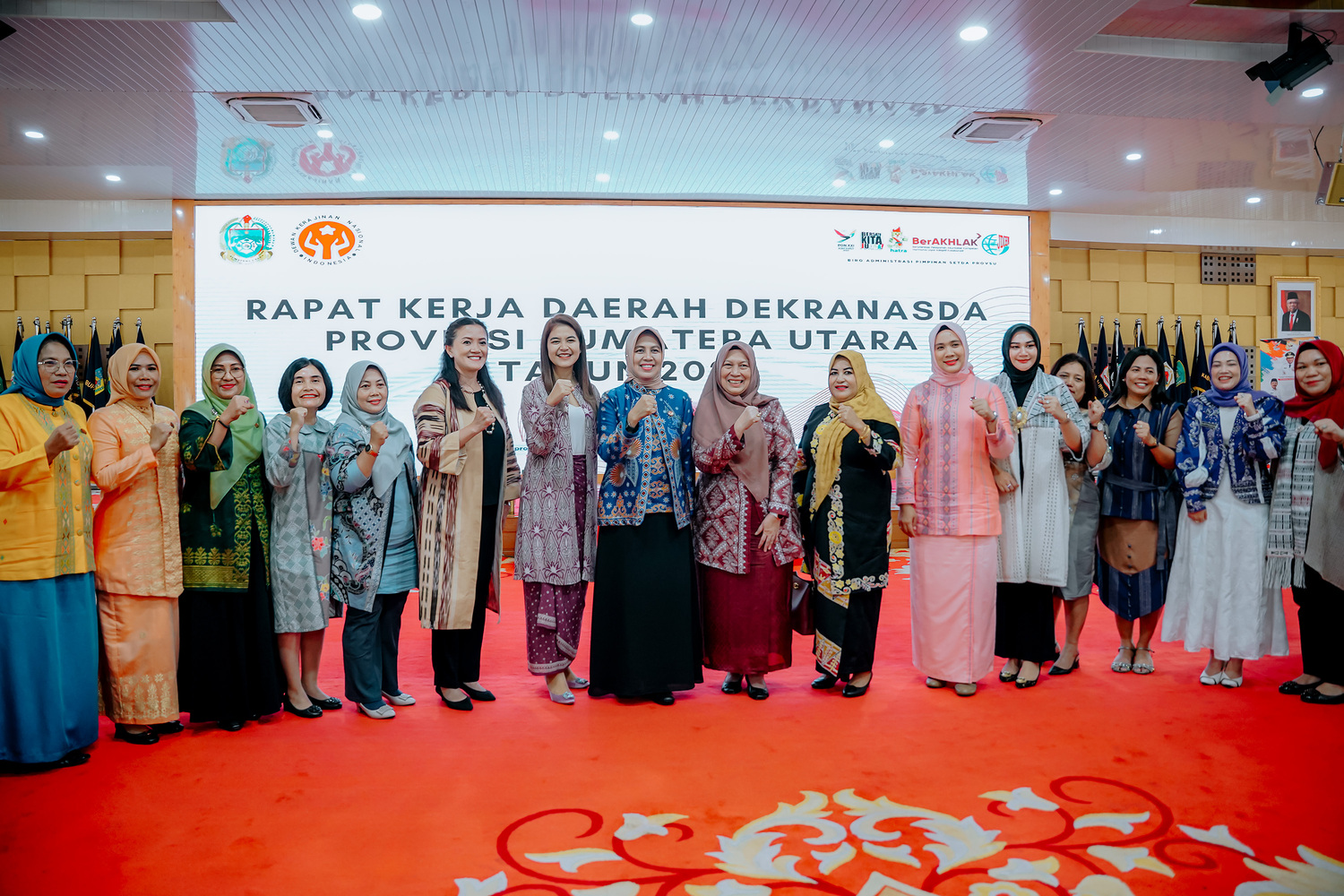 Ketua Dekranasda Kota Medan, Ny Kahiyang Ayu, Hadiri Rakerda Dekranasda Sumut 2024